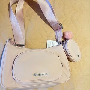 Lululemon Athletica Light Pink Crossbody Bag
